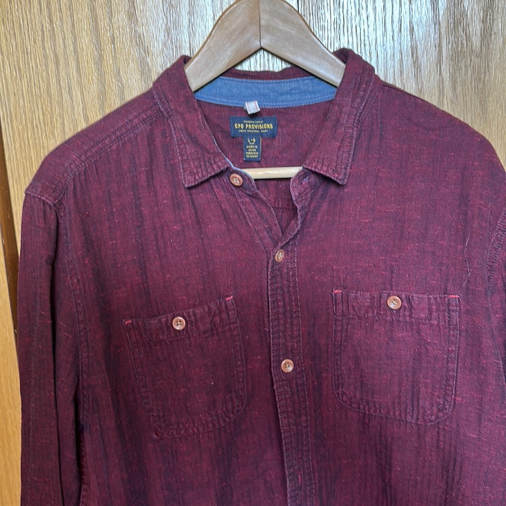CPO PROVISIONS - Maroon Flannel